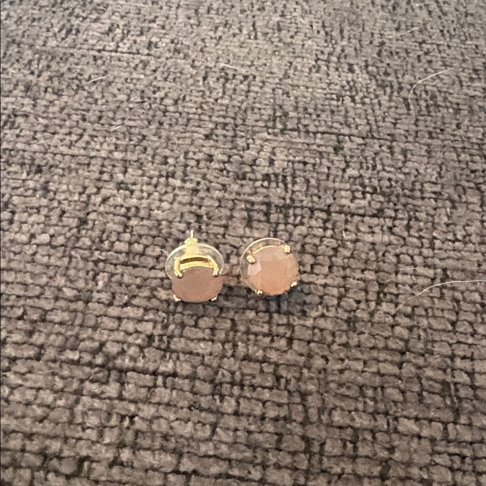 Kate Spade Pale Pink Gumdrop Stud Earrings - Picture 3 of 4